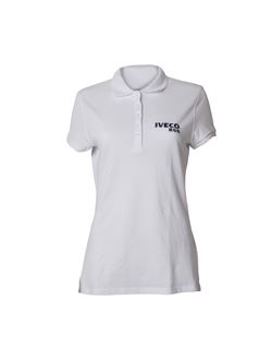 Image of Women's polo shirt, white