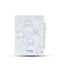 Image of Notebook & pen, bus design